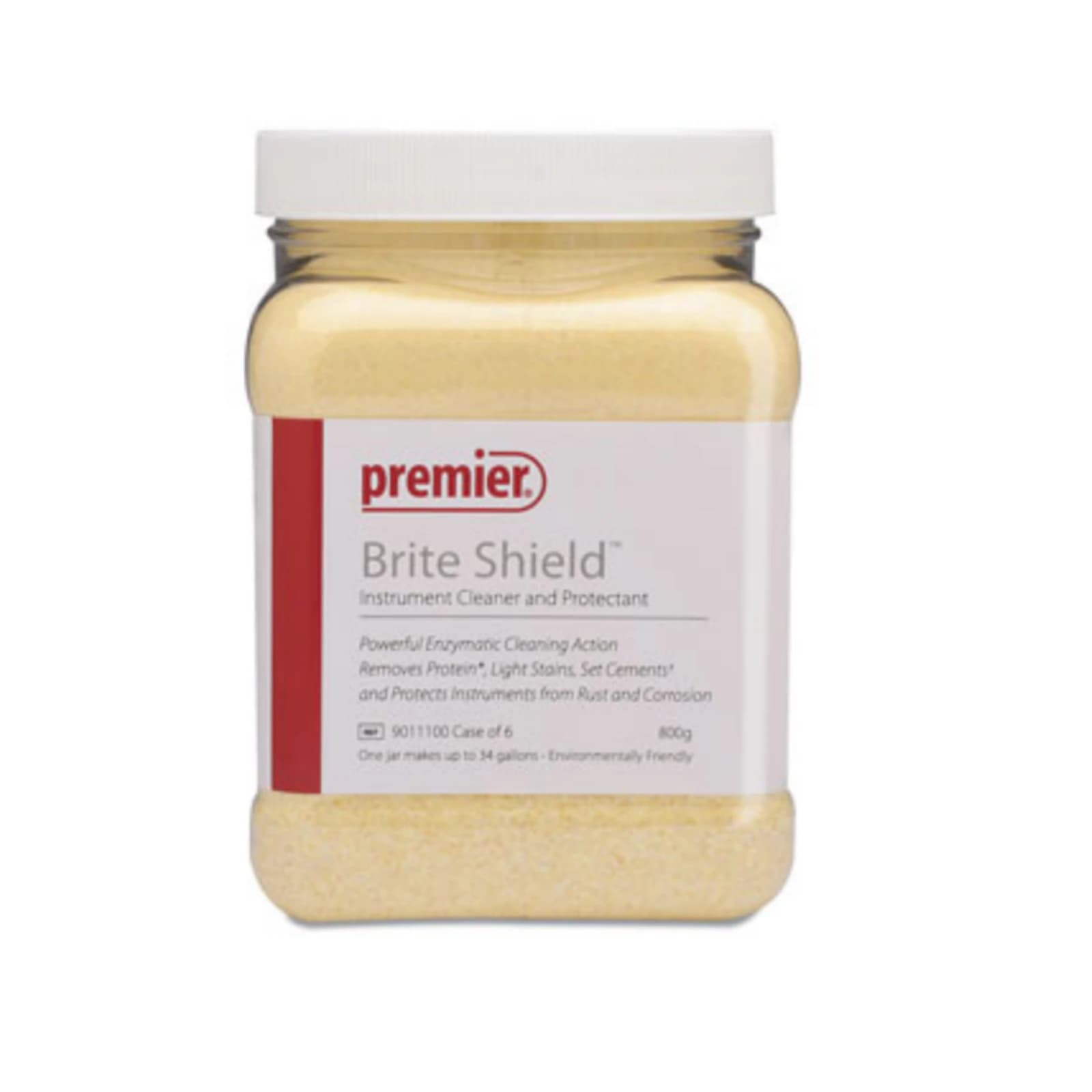 Brite Shield Instrument Cleaner and Protectant, Enzymatic Powder, 800 g Jar with Scoop, 9011100 thumbnail 10