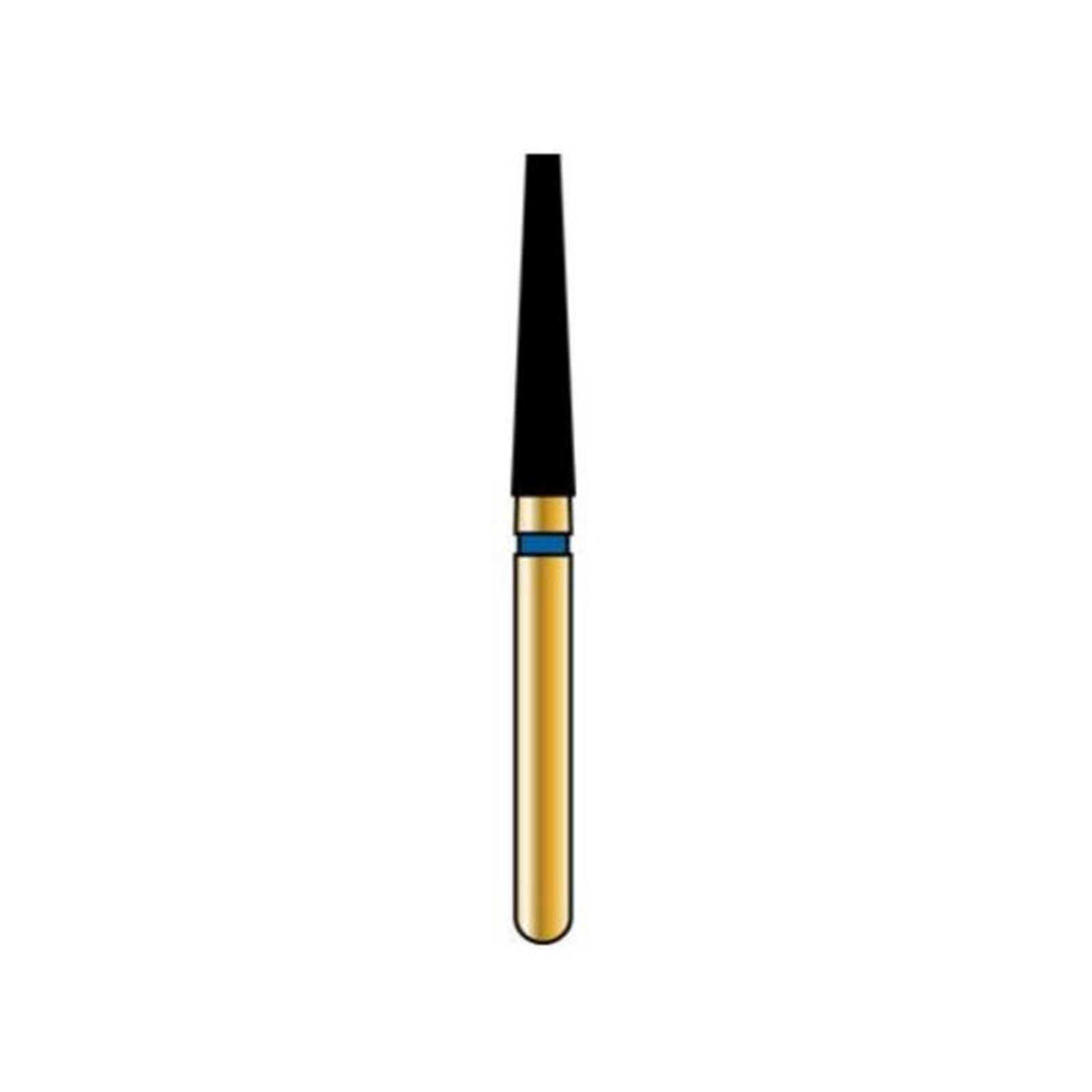 Alpen Multilayer Diamond Bur, FG, Flat End Taper, #848, 2.3 mm Head, 10.0 mm Length, Super Coarse, Black, 5/Pk, R848SC023FG thumbnail 2