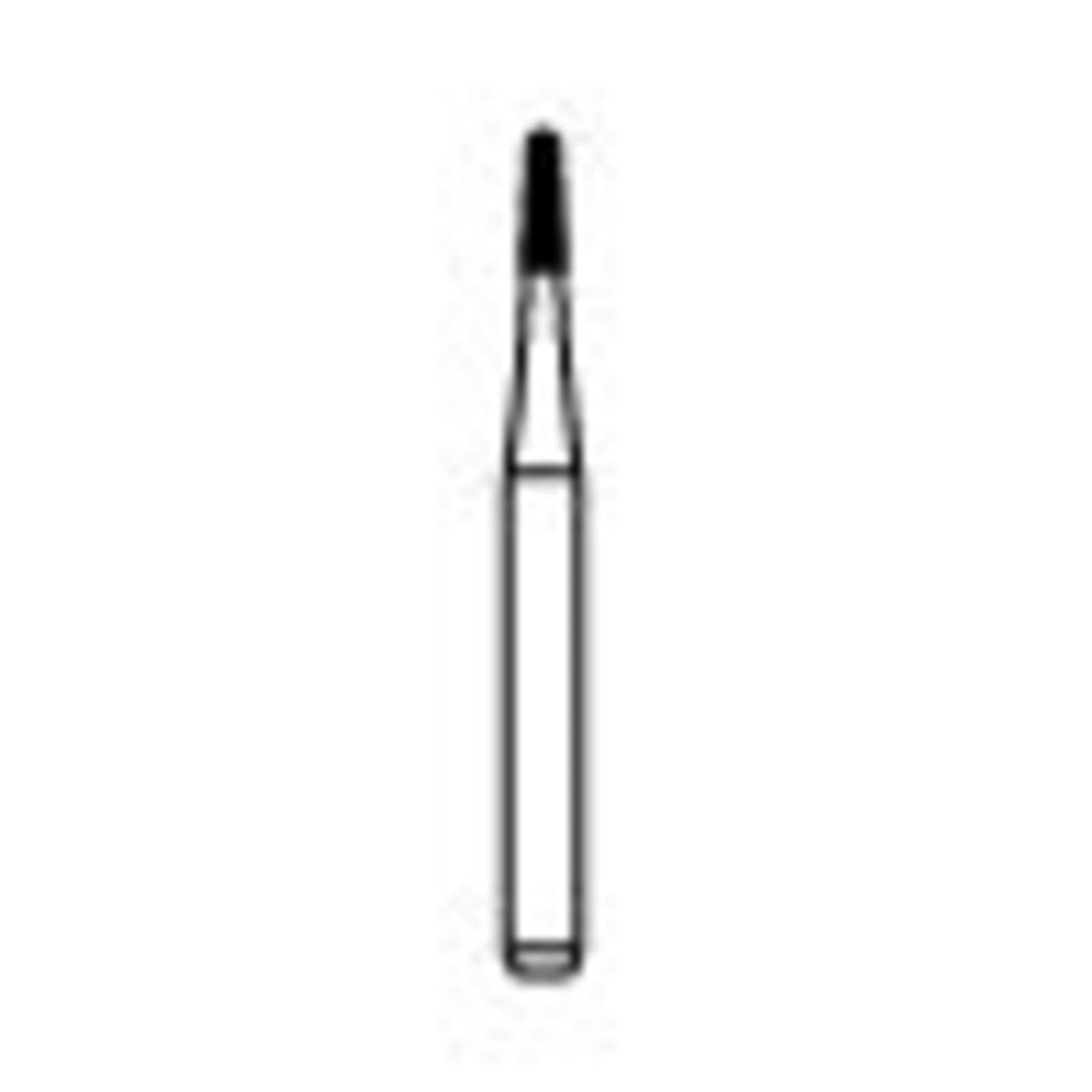 NTI TDF Series Diamond Bur, FG, TDF2, #F247, 0.9 mm, Fine, Red, 5/Pk, F247-009 thumbnail 8