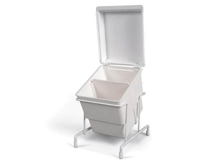 Zirc E-Z Storage Tub Organizer with Clear Cover, White, 29R610, 1/Pk thumbnail 3