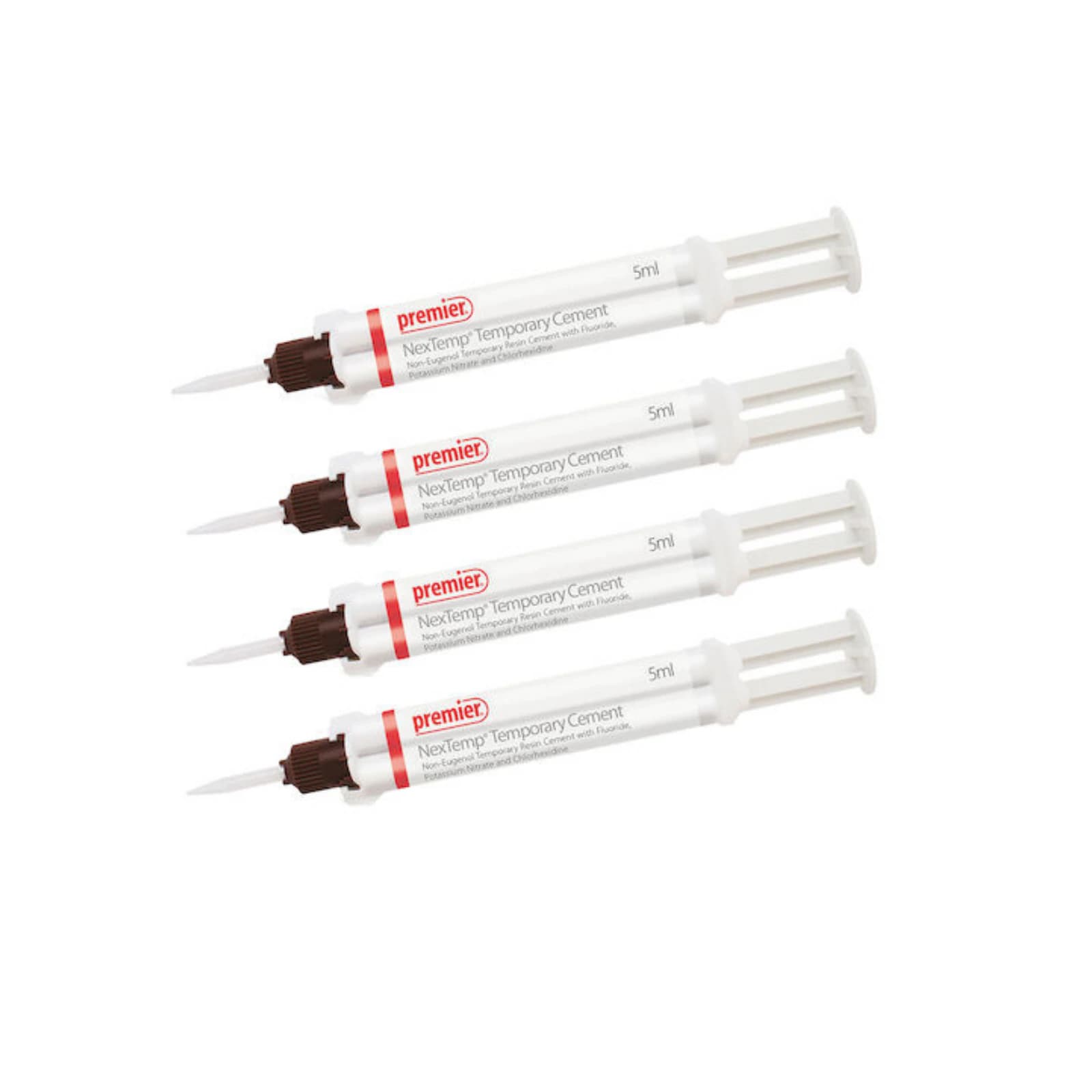 NexTemp® Clear Temporary Cement Bulk Kit, Non-Eugenol Resin, 5 ml Automix Syringes, 4/Pkg, 3001473 thumbnail 3