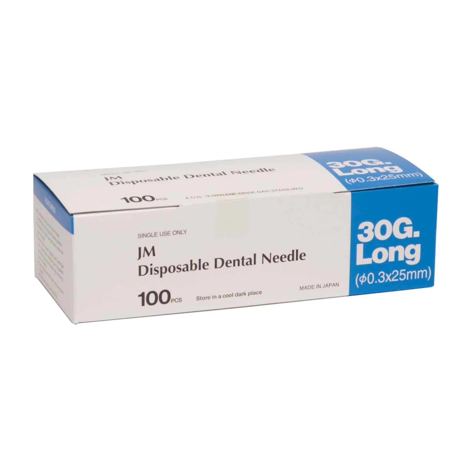 J. Morita JM Blue Disposable Dental Needles, Plastic Hub, 30 Gauge Long, 25 mm, 100/Box, 20-30GL thumbnail 14