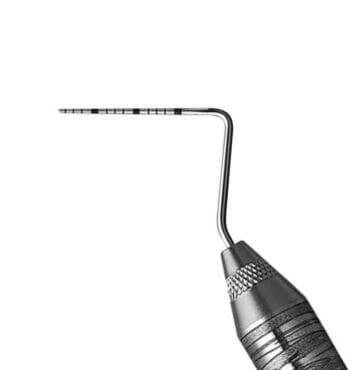 Hu-Friedy Qulix Color-Coded Periodontal Probe, Single-End, WHO (CP-11.5B), Markings 3.5-5.5-8.5-11.5 mm, #6 Satin Steel Handle, PCP11.5B6 thumbnail 6