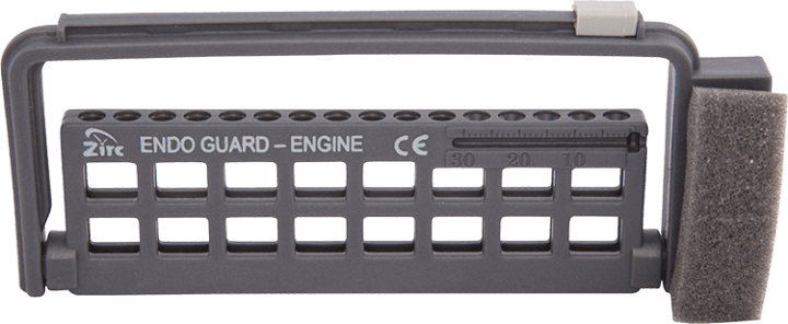Zirc Steri-Endo Guard Engine Endodontic Organizer, Gray, Holds 11 Engine & 5 Hand Files, 5-3/8" x 3/8" x 2-3/16", 1/Pk, 50Z452-I thumbnail 4