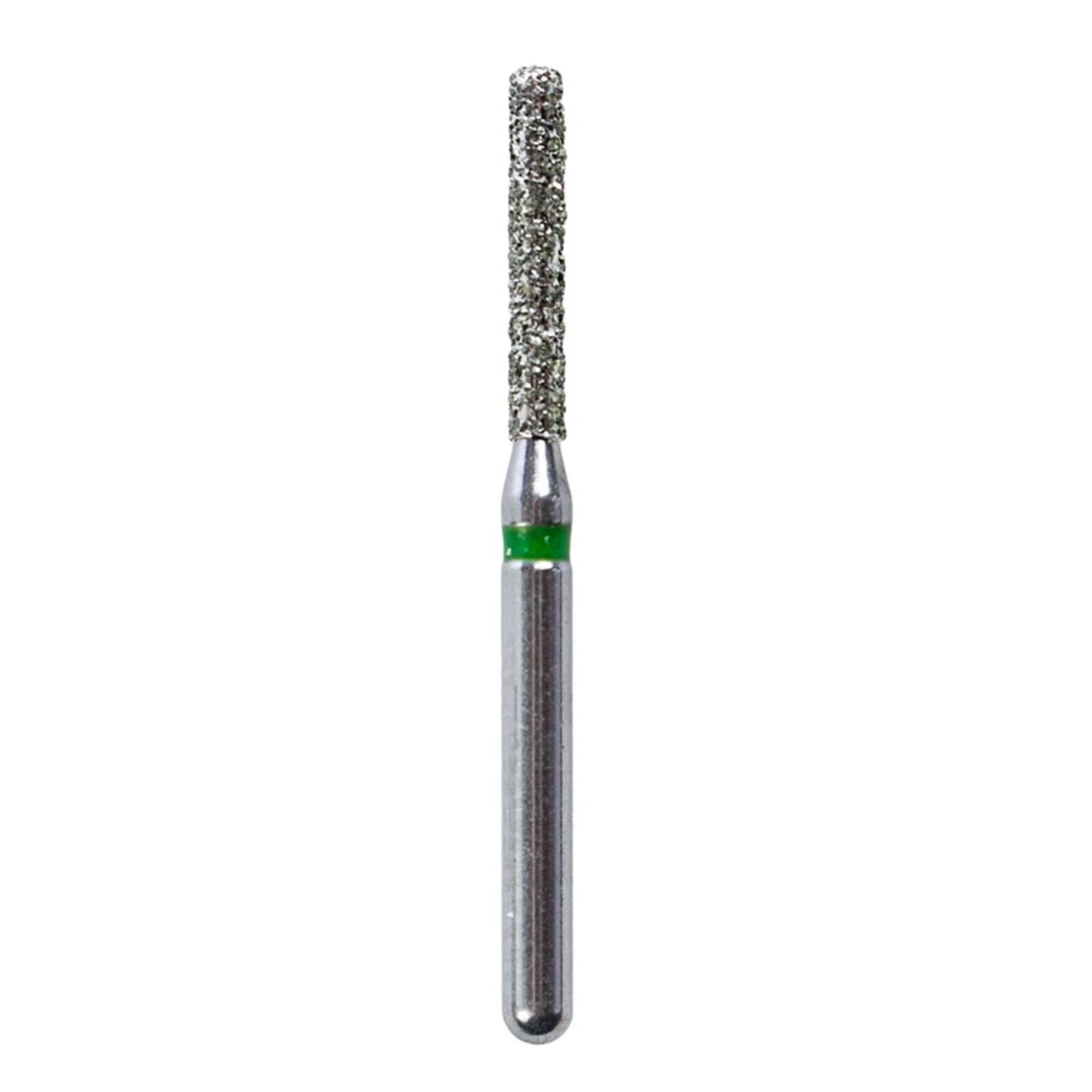 SimpliCut Single-Use Sterile Diamond Bur, Cylinder Rounded Shoulder, Coarse Grit, Friction Grip, 25/Pkg, C837KR-012-D thumbnail 2