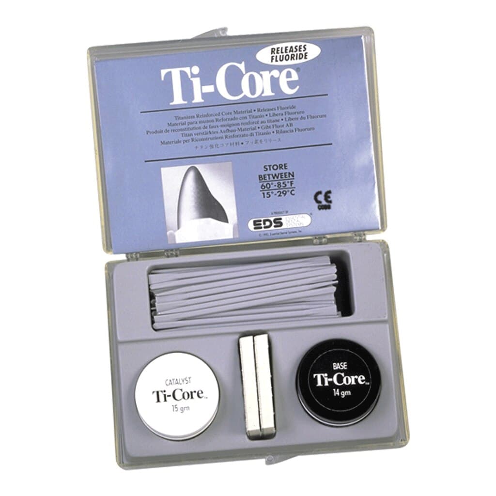 Ti-Core Flow+ Automix Dual-Cure Core Build-Up Material & Post Cement, Vita A2, Complete Kit, 2 x 4.5 g Syringes, 832-00 thumbnail 18