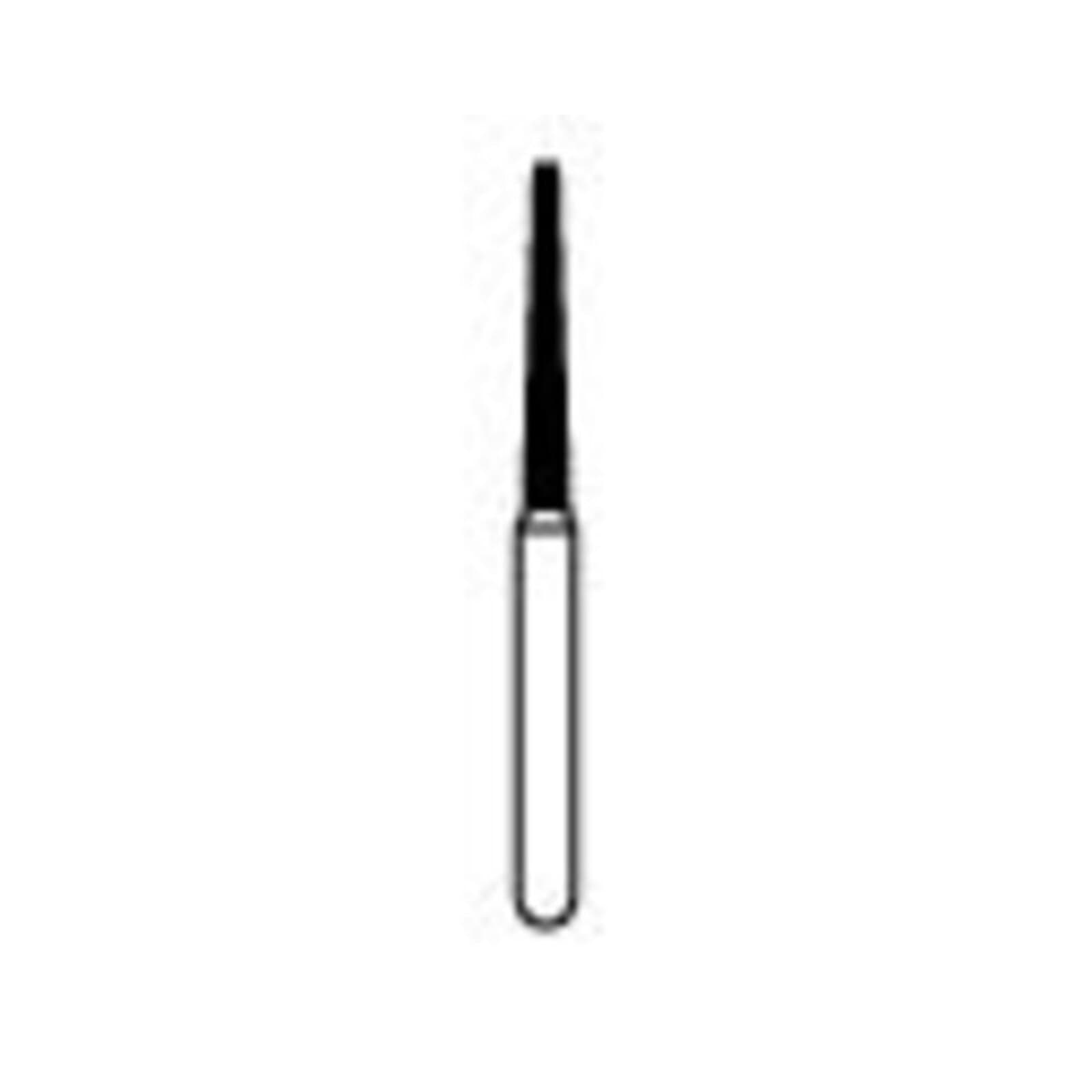 NTI® FG Diamond Bur, Coarse, Flat End Taper, #848-012, Green, 5/Pkg thumbnail 2