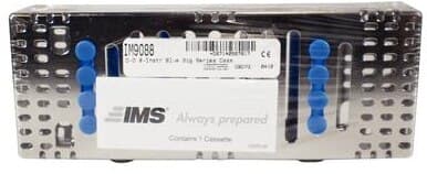Hu-Friedy IMS Signature Series Double-Decker Cassette, 8-Instrument Capacity, 3" x 8" x 1.5", Blue, IM9088 thumbnail 2