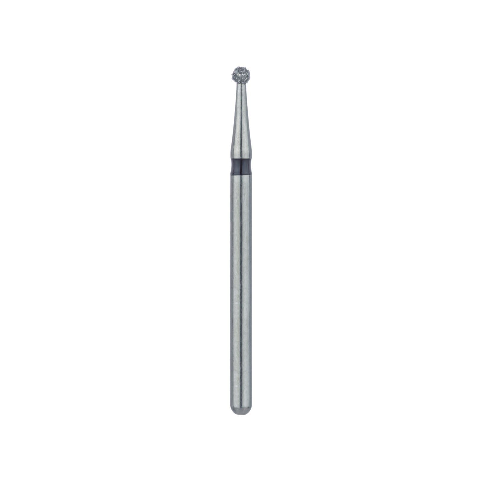 Meisinger 801H-014 FGXL Surgical Length Diamond Bur, Round, Super Coarse (Black), 1.4 mm, 5/Pk thumbnail 2