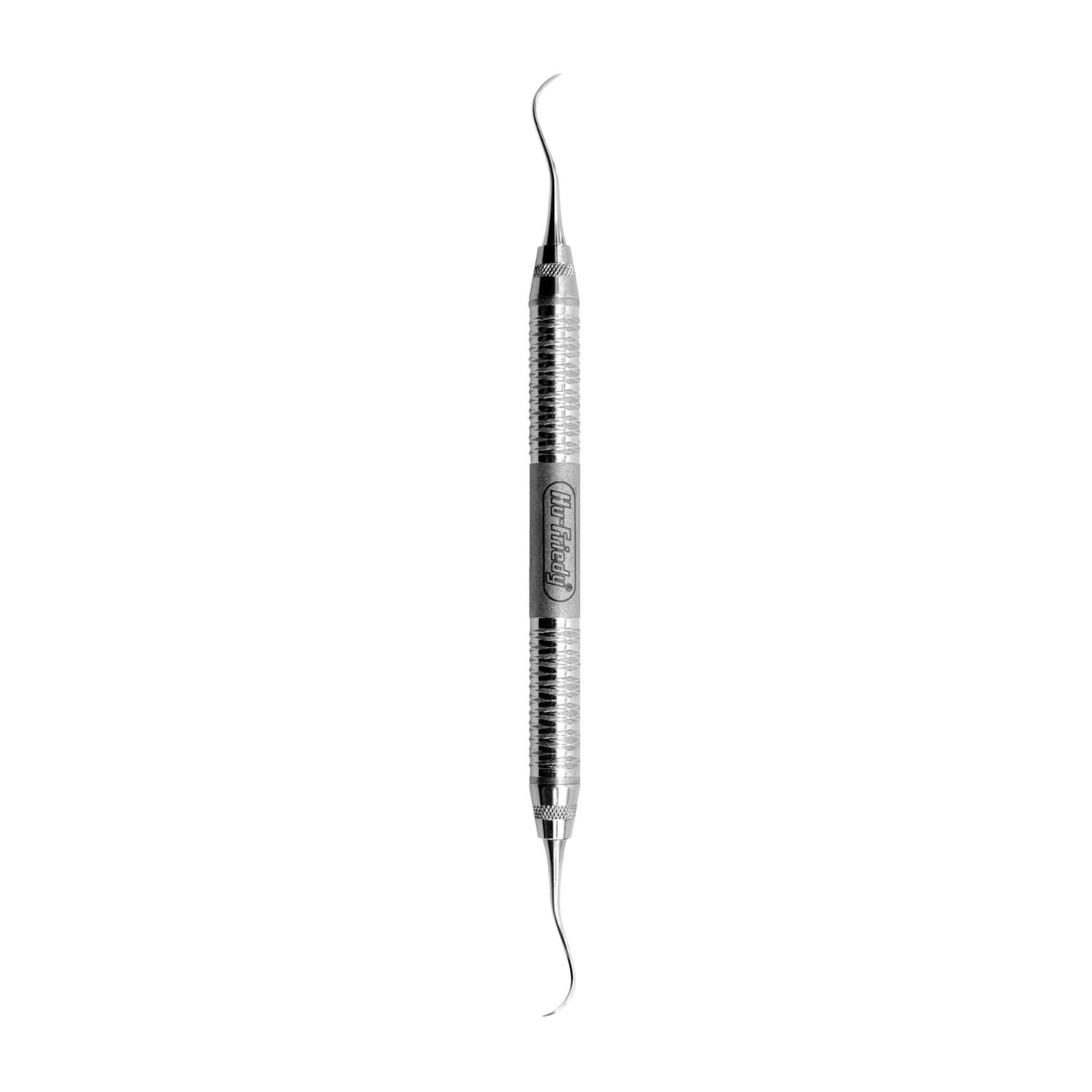 Hu-Friedy Hoexter #2 Periodontal Surgical Curette with #6 Satin Steel Handle, 955132 thumbnail 2