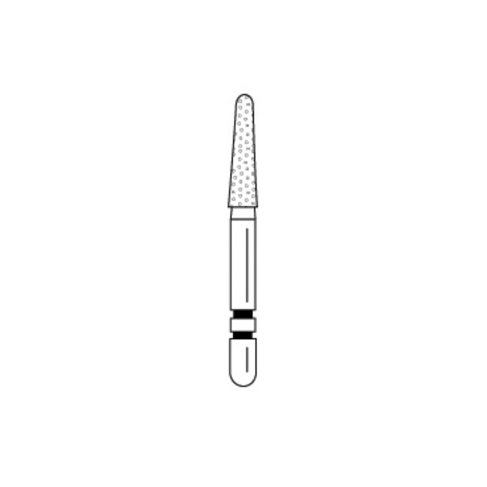Two Striper Diamond Bur, FG, Round-End Taper, 767.7C, Coarse, Green, 1.8 mm, 5/Pk, 2015453 thumbnail 7