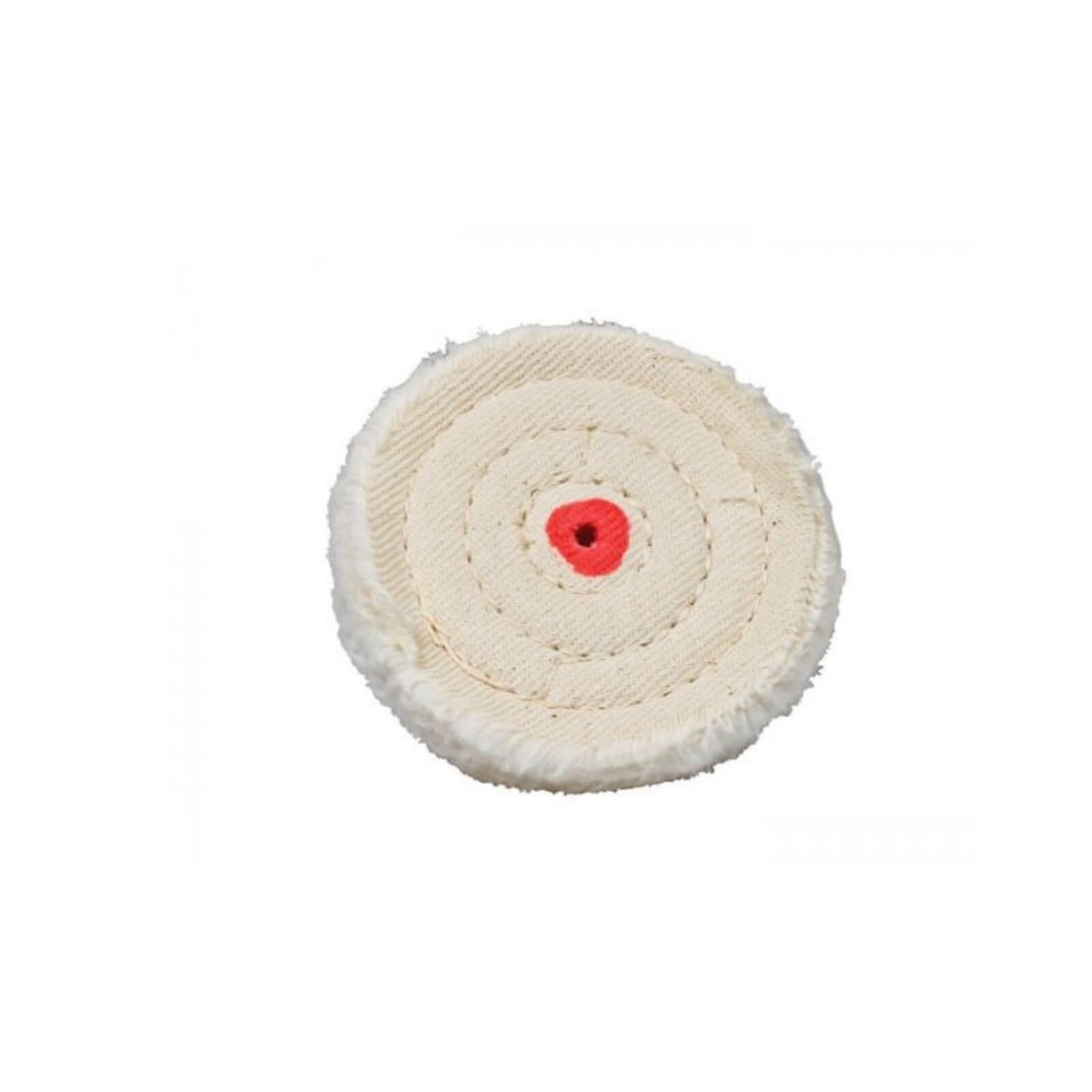 Keystone Muslin Buffs, 4" x 24 Ply, Pack of 12, 1180150 thumbnail 2