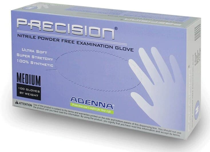Adenna Precision® Nitrile Exam Gloves, Powder-Free, Non-Sterile, Large, Violet Blue, 100/Box, PCS776 thumbnail 2