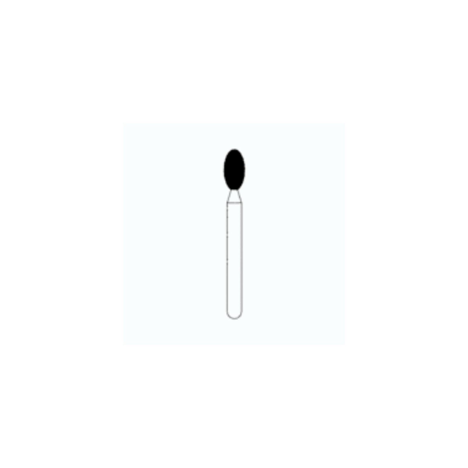 NTI Gold Pack Diamond Bur, FG, Football, #379-023, Coarse, Green, 2.3 mm, 50/Pk, C379-023G thumbnail 3