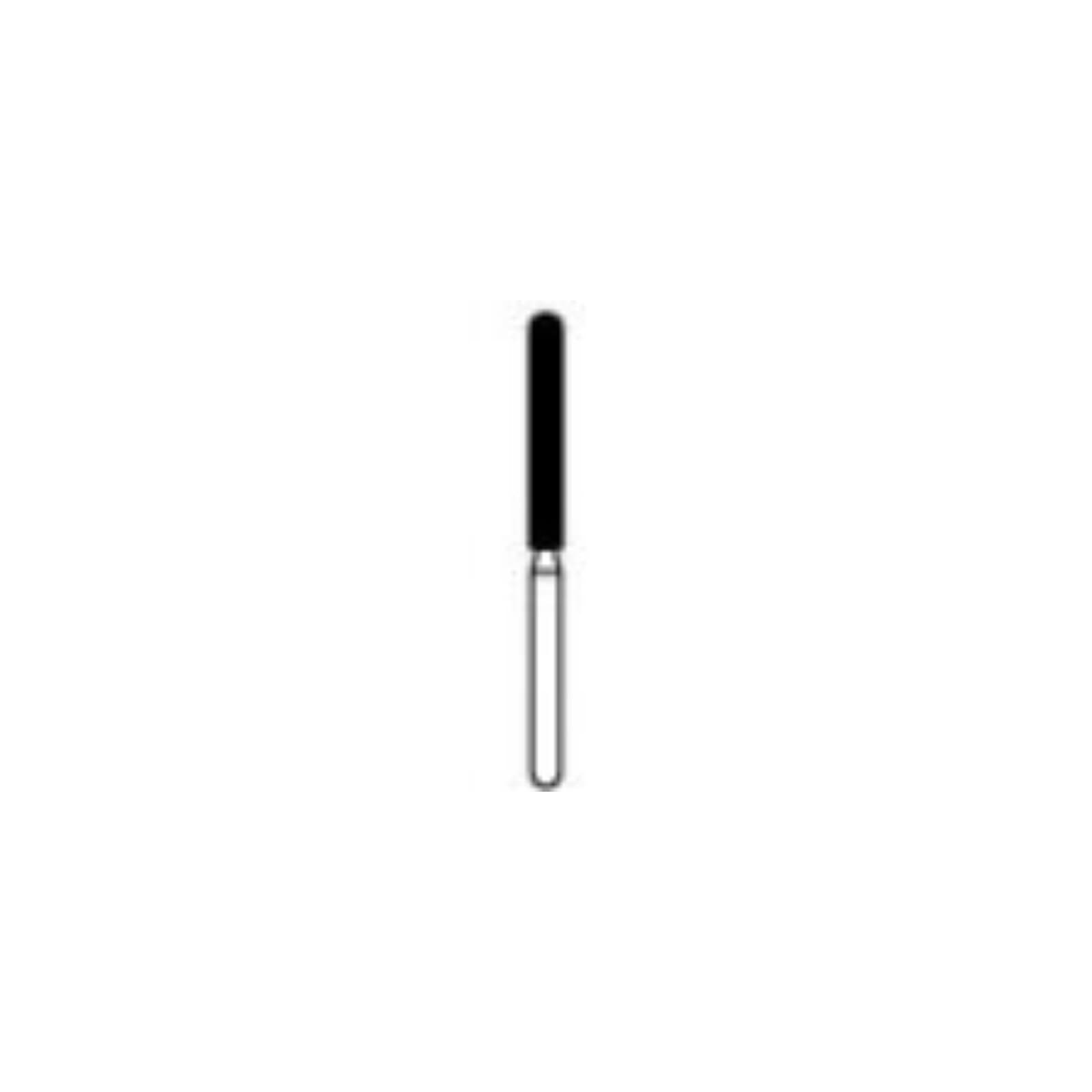 NTI HP Diamond Bur, Medium Grit, Round End Cylinder, #842R-018, 1.8 mm Diameter, 12.0 mm Length, Gray, M842R-018HP, Each thumbnail 2