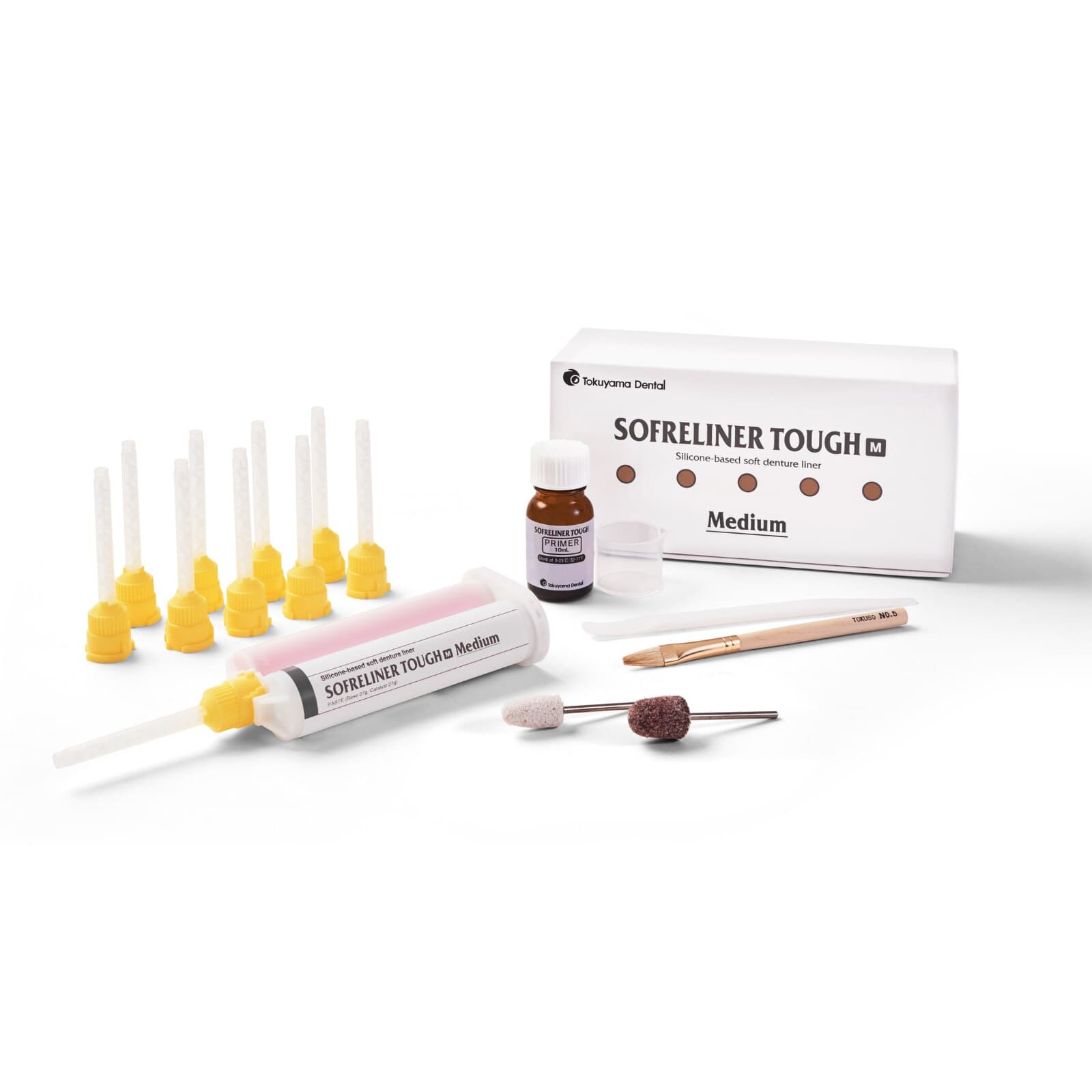 Tokuyama Sofreliner Tough M Denture Reline Kit, Medium, 54 g Cartridge, 1/Pk, 23351 thumbnail 18