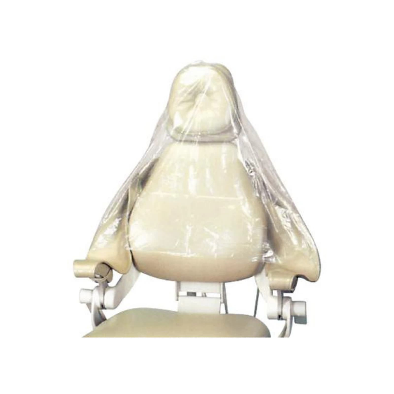 Plasdent Perio Support Half Chair Covers, Plastic, Clear, 24.5" x 32", 300/Box, PS102 thumbnail 7