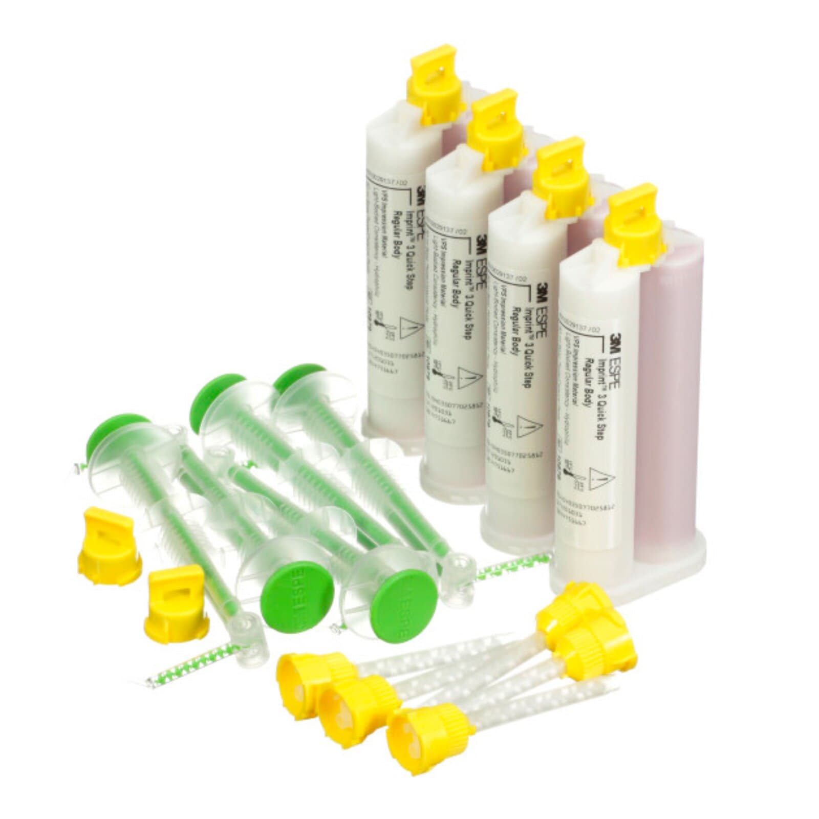 3M Imprint 3 Quick Step Regular Body VPS Impression Material Refill, 50 ml Cartridges, Pink, 4/Pk, 10979 thumbnail 3