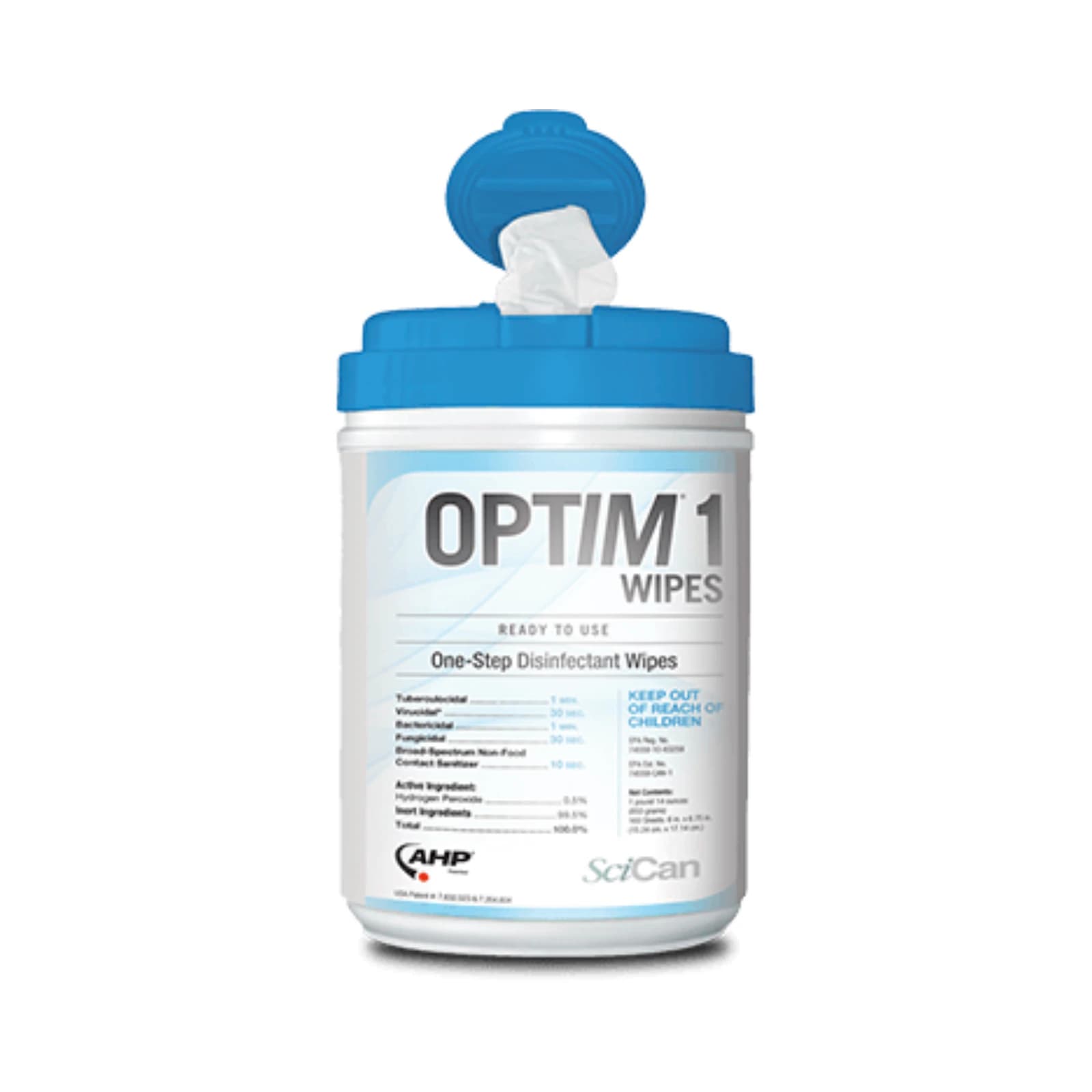 Optim 1 Disinfectant Wipes, 6" x 7", 160/Canister, OPT1-W12 thumbnail 5