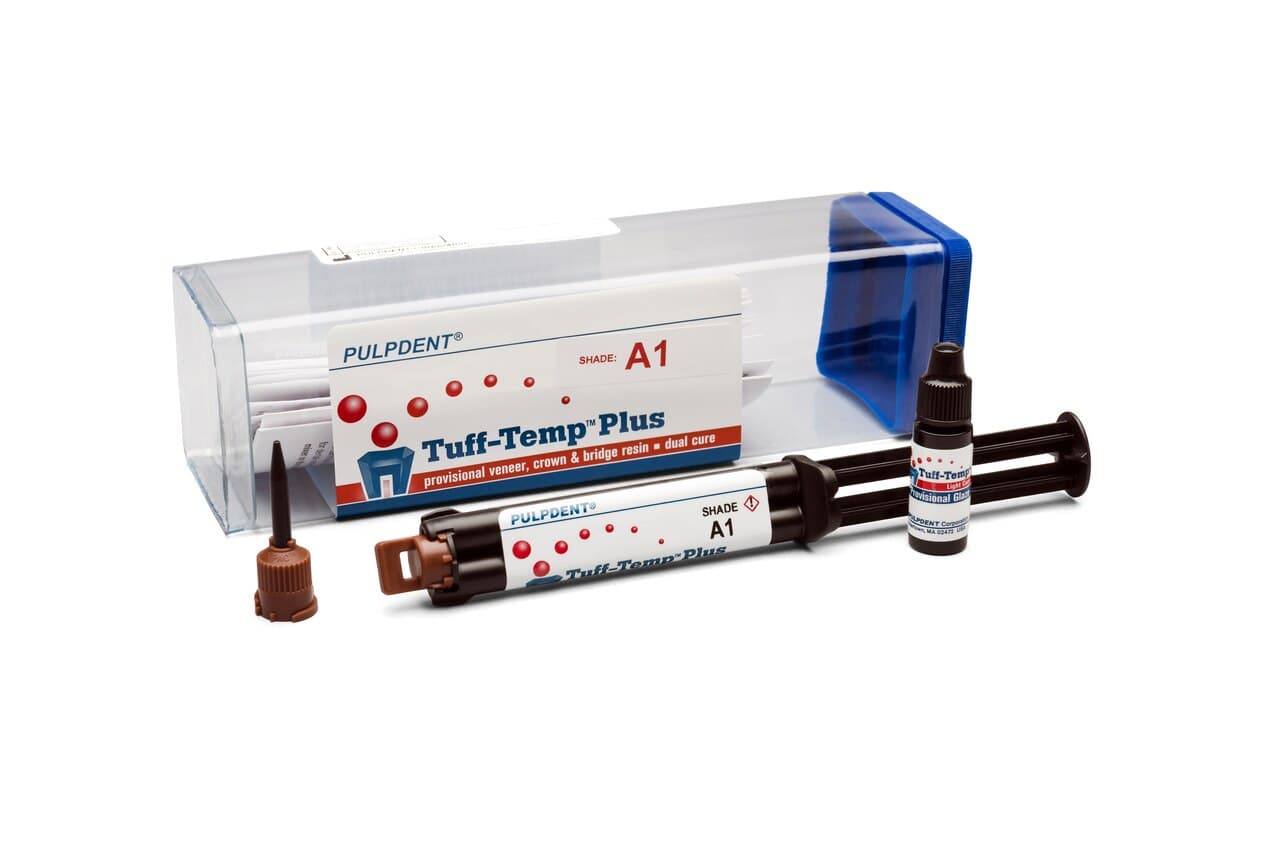 Tuff-Temp Plus Provisional Veneer, Crown & Bridge Resin, A2, 5 ml Automix Syringe Kit, TTP5A2 thumbnail 13