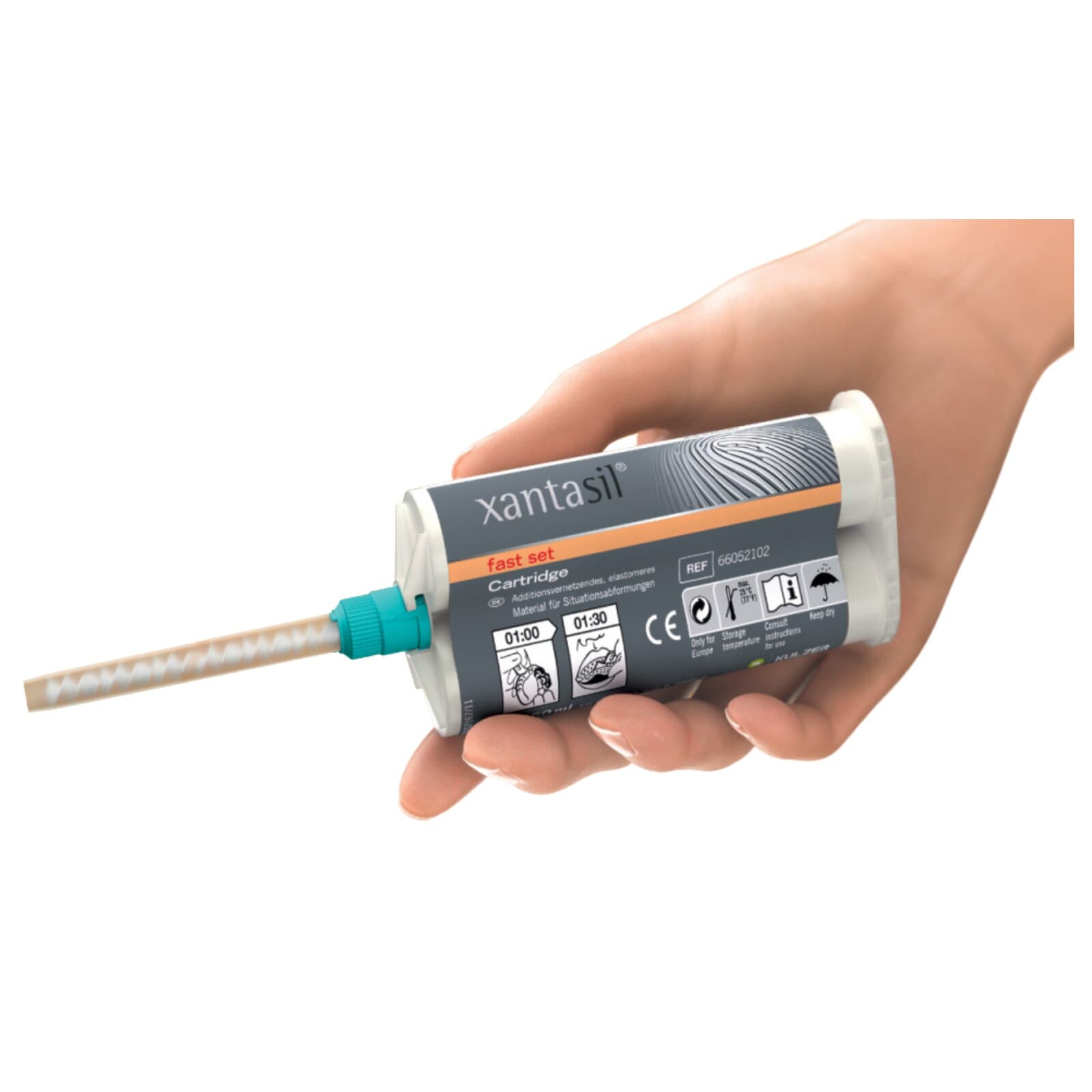 Xantasil Fast Set Alginate Substitute Impression Material, 50 mL Cartridges, Bulk Pack of 50, 66067514 thumbnail 2