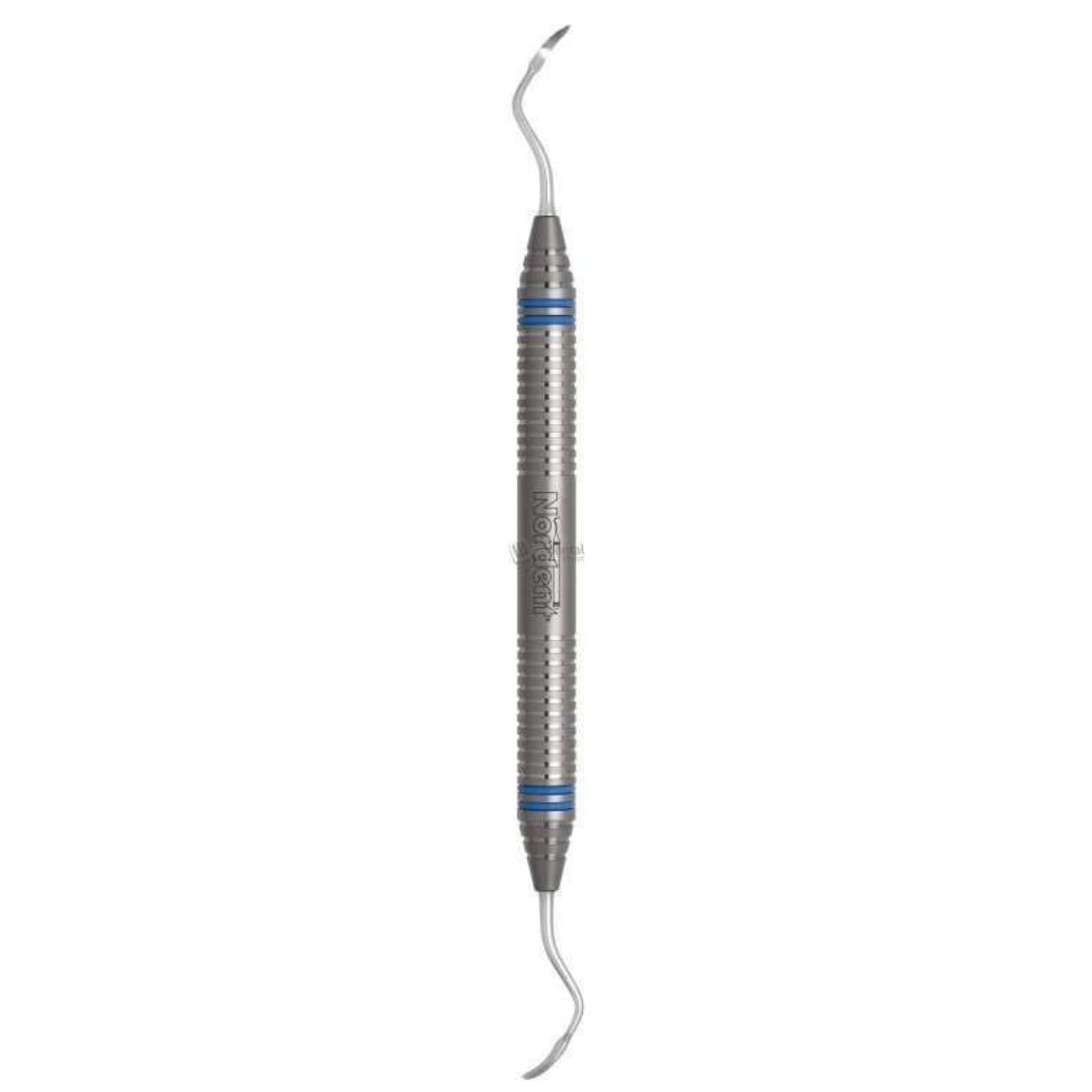 Nordent Classic Scaler, Double-Ended, Posterior Sickle Crane Kaplan #6, DuraLite Round Handle, RESCCK6 - Classic Scalers - Double-Ended - Posterior Sickle Crane Kaplan #6 - DuraLite&reg; Round - Image 1