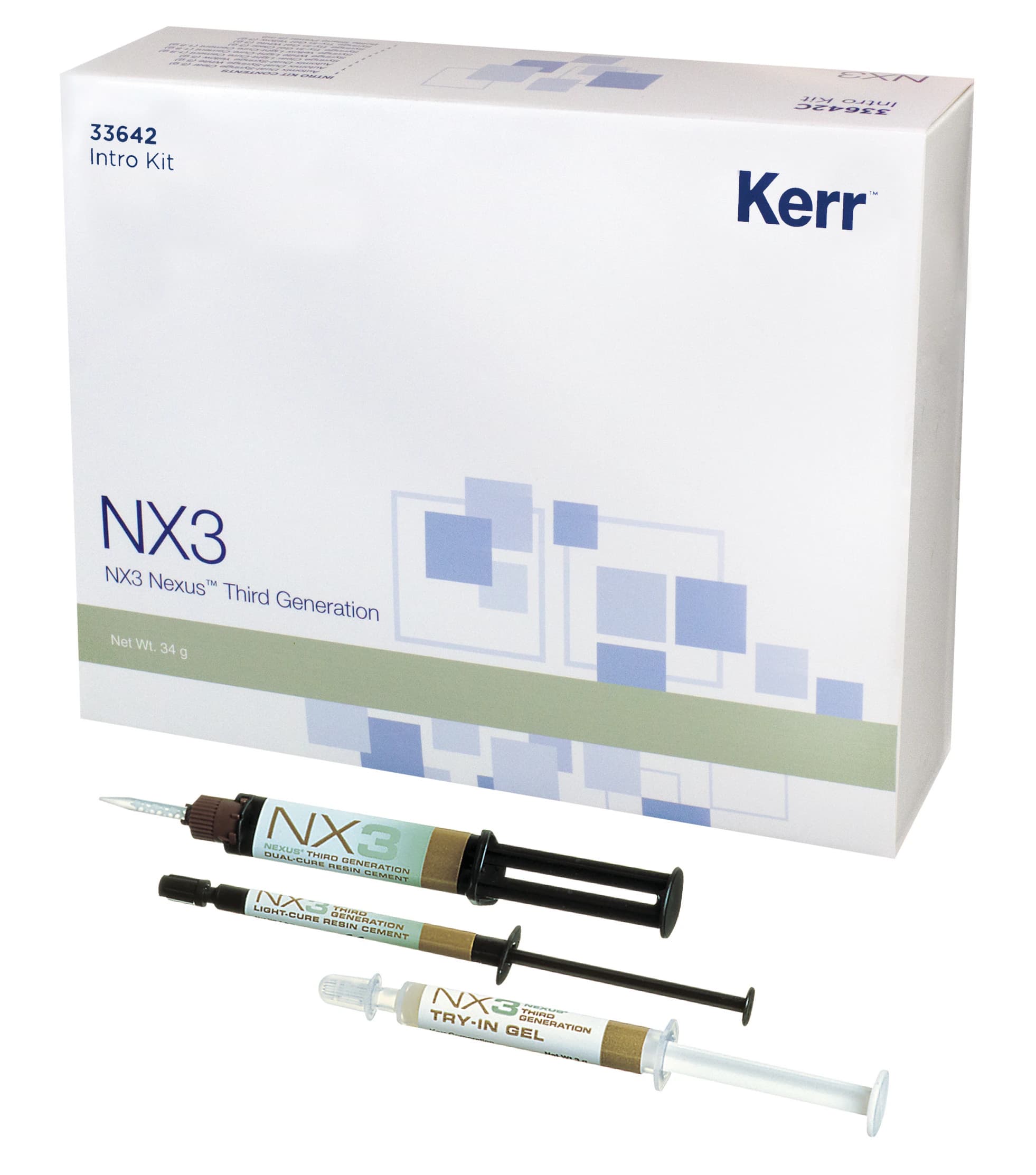 Kerr NX3 Nexus Third Generation Universal Adhesive Resin Cement, Dual-Cure Automix Syringe Refill, Yellow, 5 g, 33645 thumbnail 15