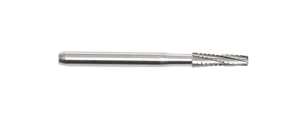 SS White #560 Carbide Bur, Straight Flat End Cross Cut, Friction Grip (FG), 100/Pk - Burs Carbide 100/Pk FG 560 - Image 1