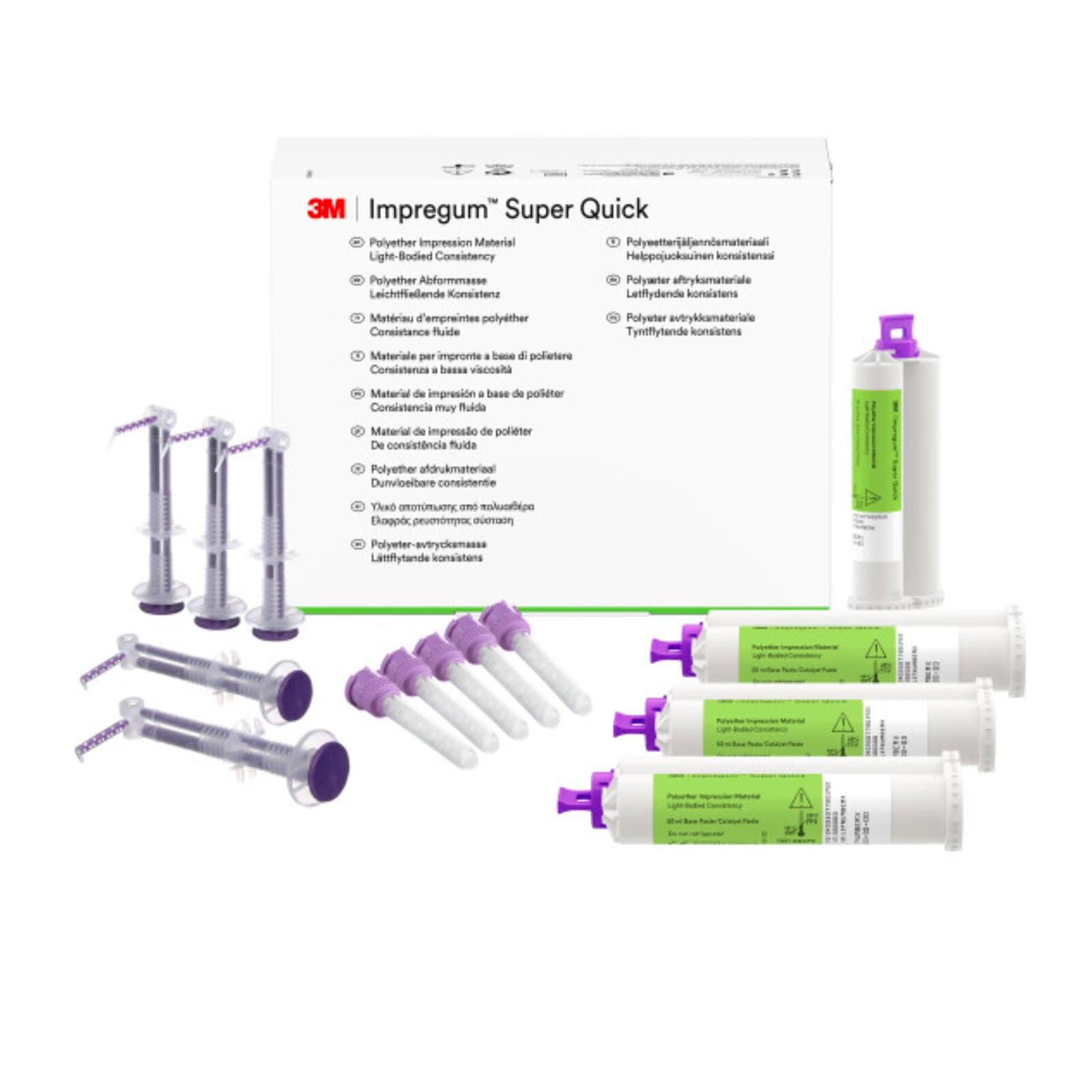 3M Impregum Super Quick Polyether Impression Material, Light Body Refill, 50 mL Cartridges, 4/Pk, 69379 thumbnail 3