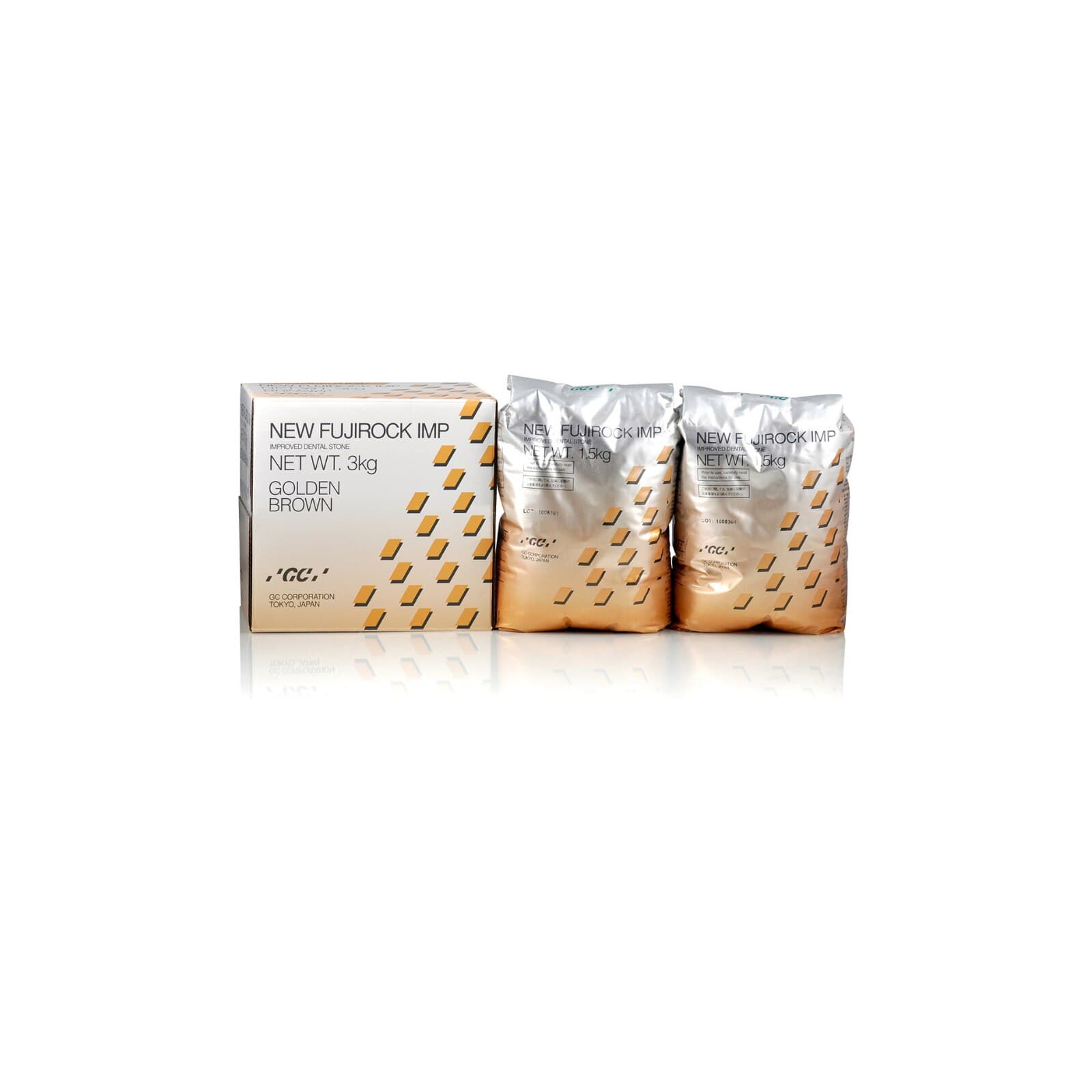 GC America Fujirock Type IV Die Stone, Golden Brown, 50 lb (22.7 kg) Bag, 315019 thumbnail 3