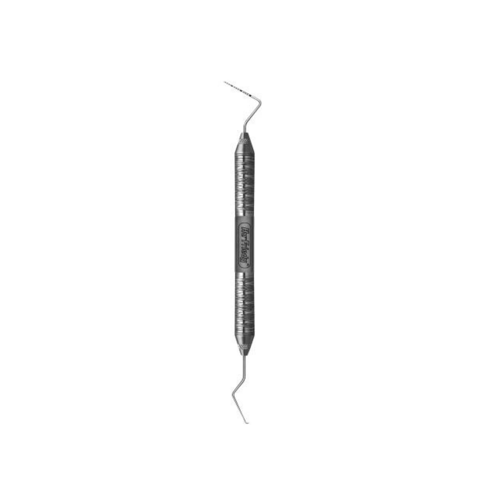 Hu-Friedy Expro TU17/UNC15 Double-Ended Explorer/Probe, #6 Satin Steel Handle, XPTU17/156 thumbnail 3