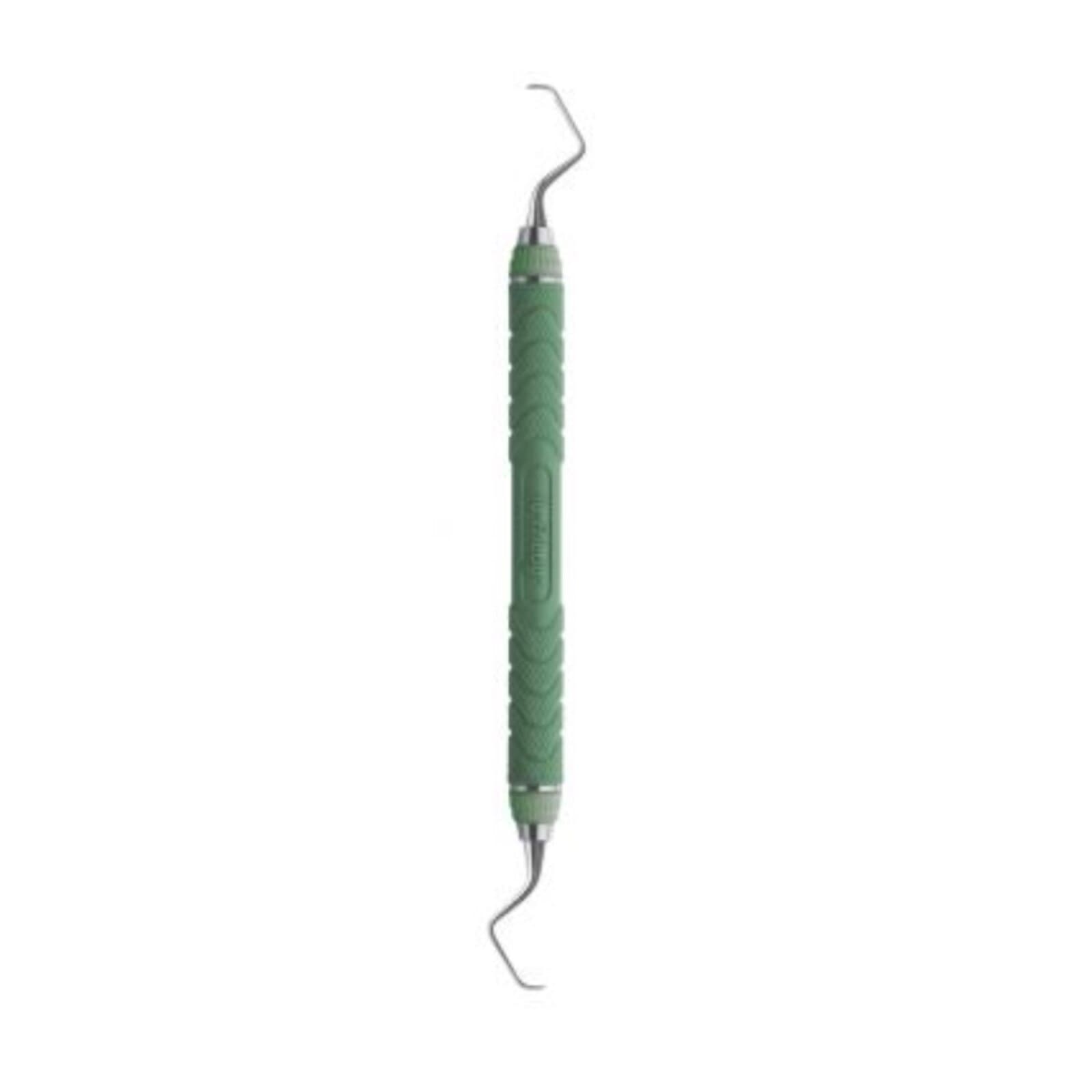 Hu-Friedy Resin 8 Colors 2.0 Gracey Curette Double End #9/10, Green Handle, EverEdge, 1 Each thumbnail 2