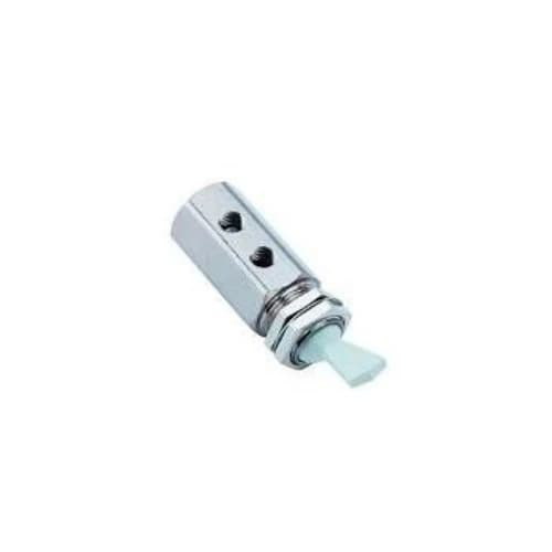 DCI International 2-Way Toggle Valve, On/Off, Gray, Panel-Mounting 15/32-32 Thread, 7012 thumbnail 2