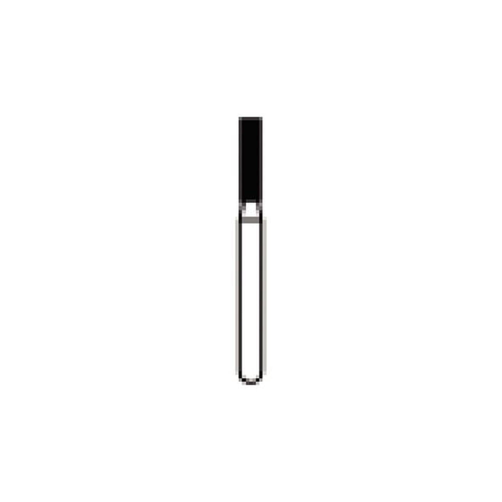 NTI FG Diamond Bur, Super Coarse, Flat End Cylinder, Short Shank, #836-014, 1.4 mm Diameter, 6.0 mm Length, 5/Pkg, SC836-014M thumbnail 2