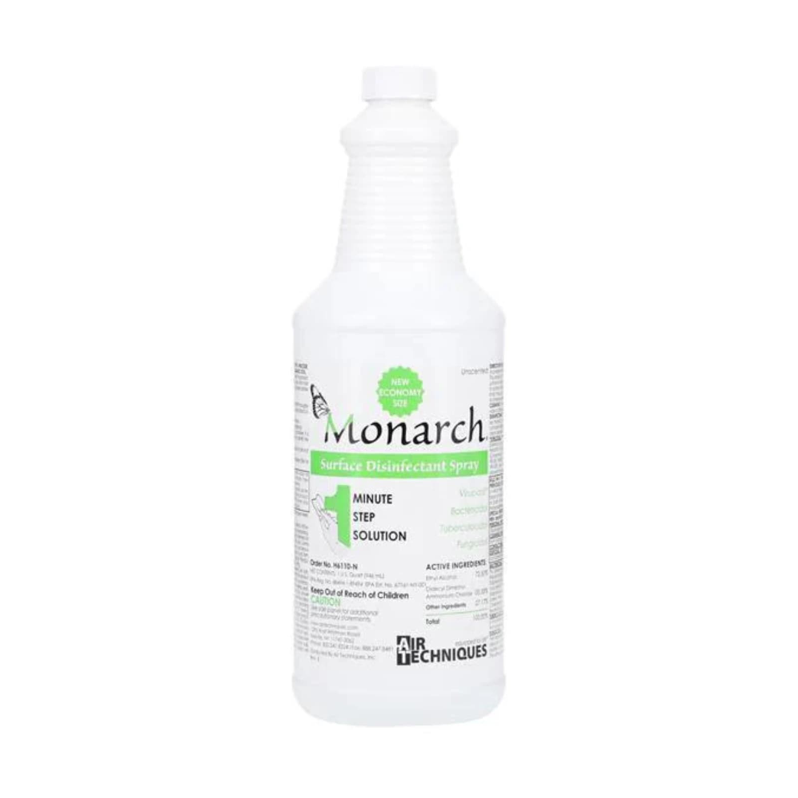 Air Techniques Monarch Surface Disinfectant Spray, 32 oz Bottle, H6110-N thumbnail 6