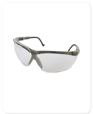 Uvex Genesis Safety Glasses, Clear Lens, Vapor Blue Frame, 355816 thumbnail 10