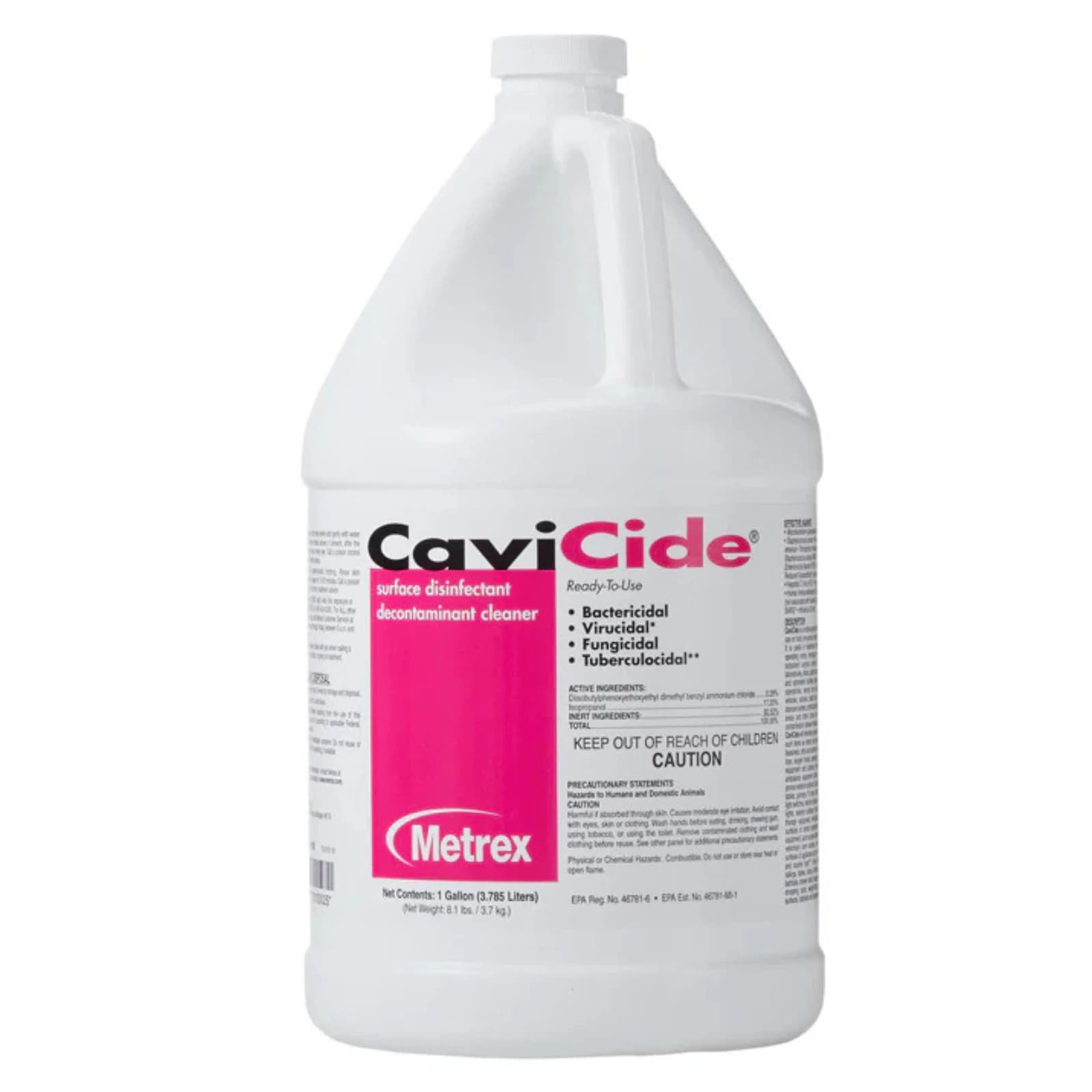 CaviCide Surface Disinfectant & Decontaminant Cleaner, 1 Gallon Bottle, Metrex thumbnail 10