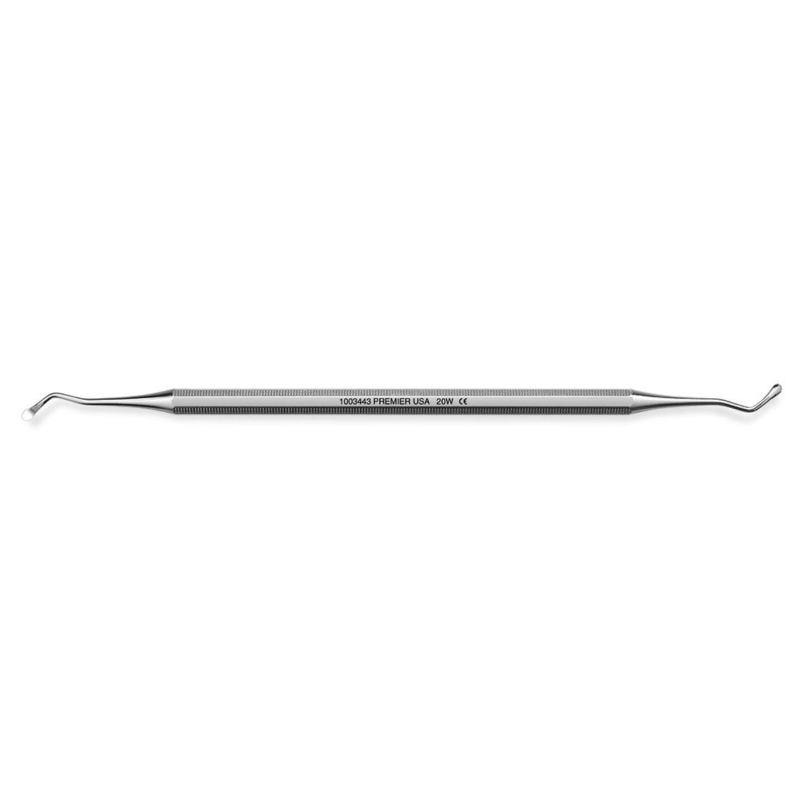 Premier #20W Double-Ended Excavator, Octagonal Handle, 2 mm Tip, 1003443 thumbnail 2