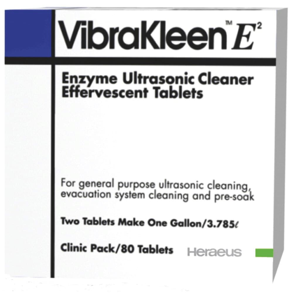 VibraKleen E2 Enzymatic Ultrasonic Cleaning Tablets, Mint Scent, 80/Box, 50037101 thumbnail 8