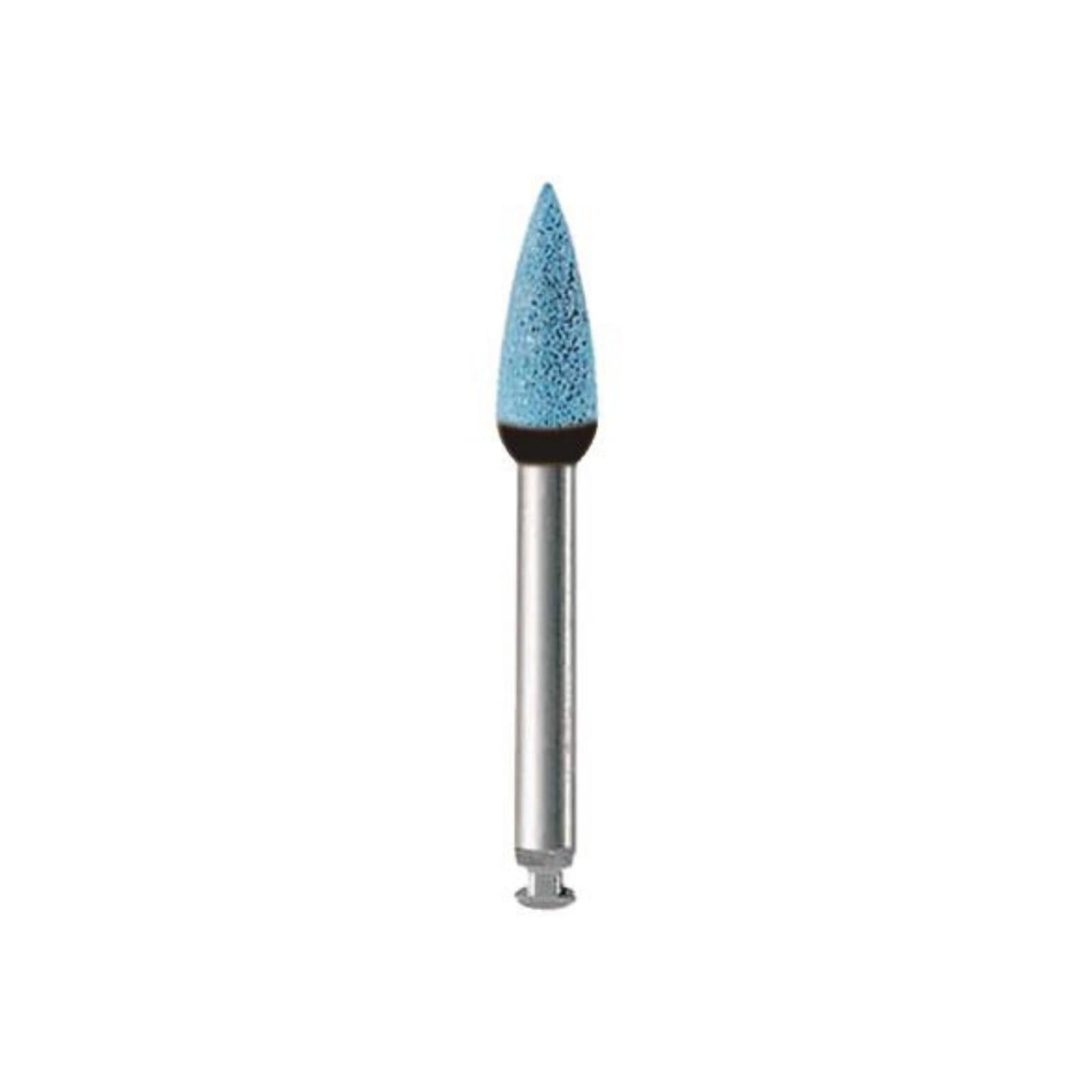 Alpen Ceramic Plus Polisher, Flame, Medium Grit, HP Shank, 5/Pkg, 230315HP thumbnail 2