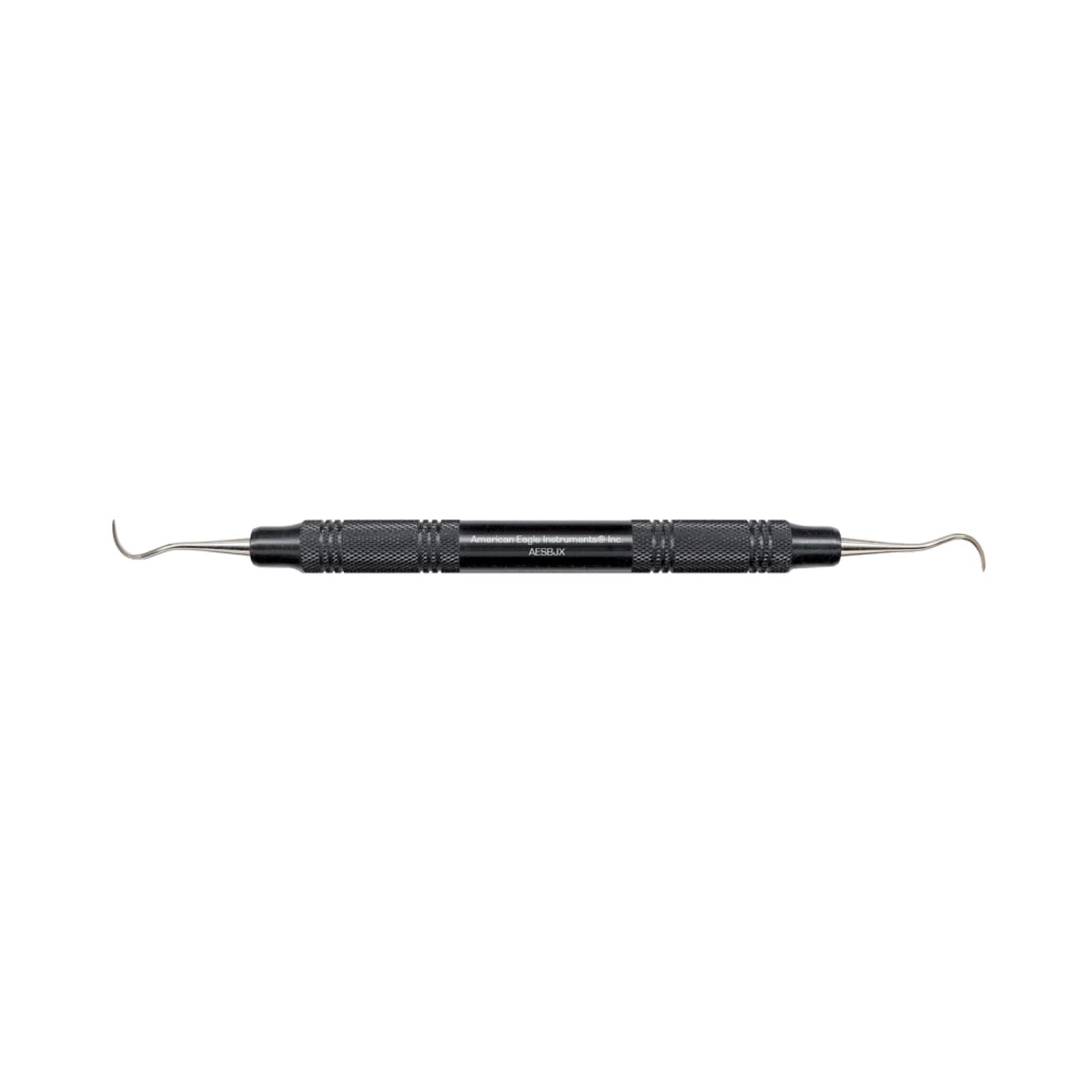 American Eagle Blackjack Sickle Scaler, Double-End, EagleLite Resin Handle, Black, 3/8, AESBJX thumbnail 2