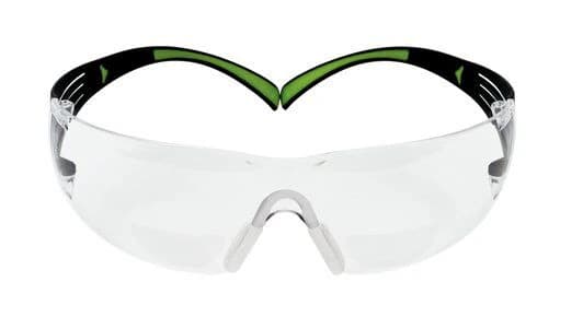 3M SecureFit Protective Eyewear, Clear Lens, +2.0 Diopter, Anti-Fog, SF420AF, 20/Case - 3M ORAL CARE SECUREFIT PROTECTIVE EYEWEAR, SF420AF - Image 1