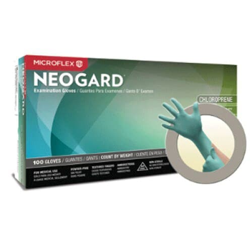 Microflex Neogard C52 Chloroprene Exam Gloves, Powder-Free, Non-Sterile, Small, Green, 100/Box, C521 thumbnail 11