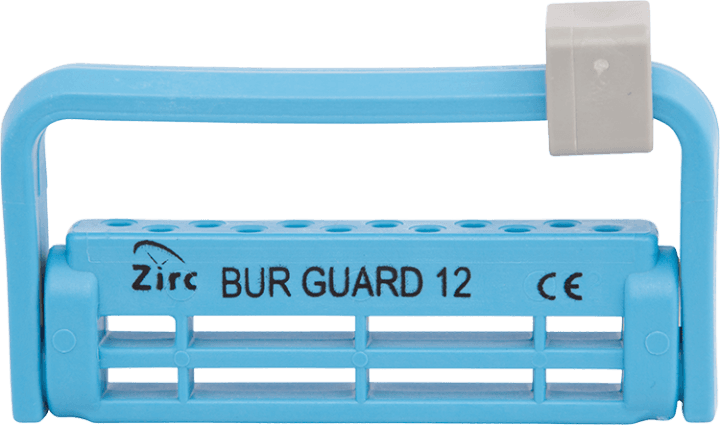 Zirc Steri-Bur Guard 12-Hole Bur Block, Neon Blue, 50Z406N thumbnail 7