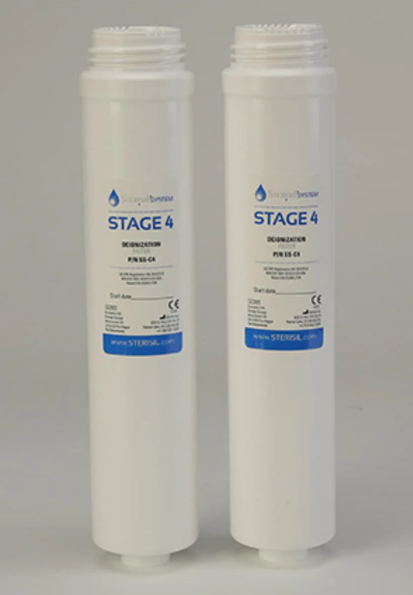 Sterisil System G4 Stage 4 Deionization Replacement Cartridges, 2/Pk, SS-DI - G4 Replacement Deionization Cartridges Stage 4 2/Pk - Image 1