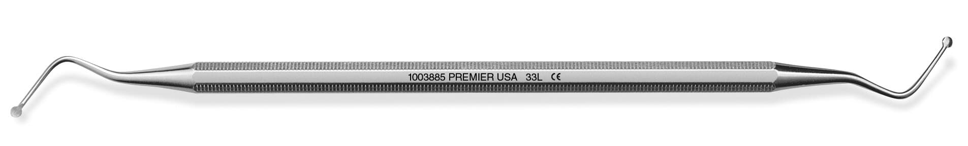 Premier Dental Excavator, Double-End, Octagonal Handle, # RC 33L, 1.95mm Tip, 1/Pk, 1003885 thumbnail 3