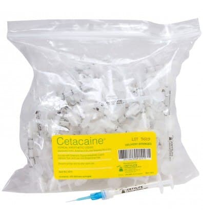 Cetacaine Topical Anesthetic Delivery Syringes, Graduated, Single-Use, 50/Pkg, 0219S thumbnail 6