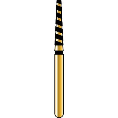 Alpen TurboCut Multi-Use Diamond Bur, FG #847 Flat End Taper, 1.6mm, Super Coarse, 5/Pk, R847TC016FG thumbnail 2