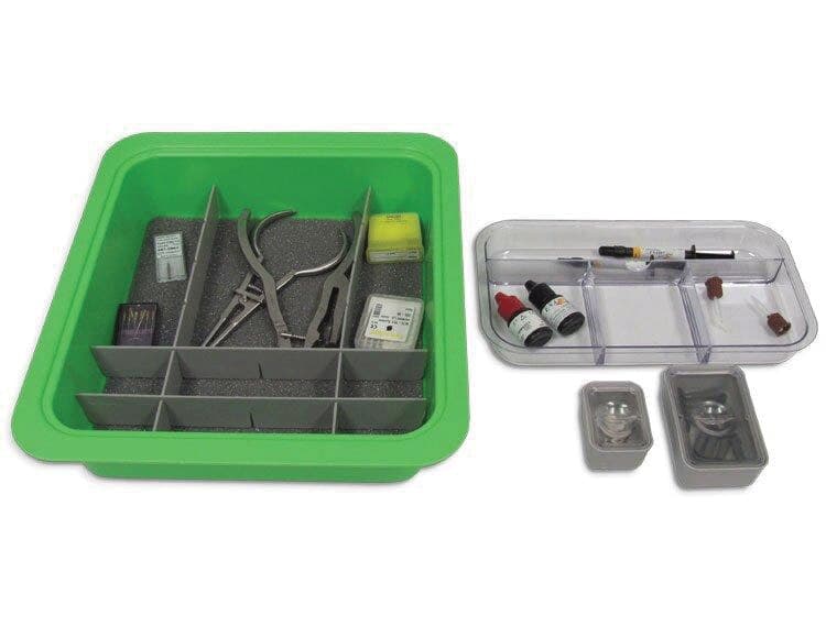 Zirc Complete Procedure Tub Kit, Neon Green, 12-5/8" x 11-1/4" x 4", 20Z455P thumbnail 2