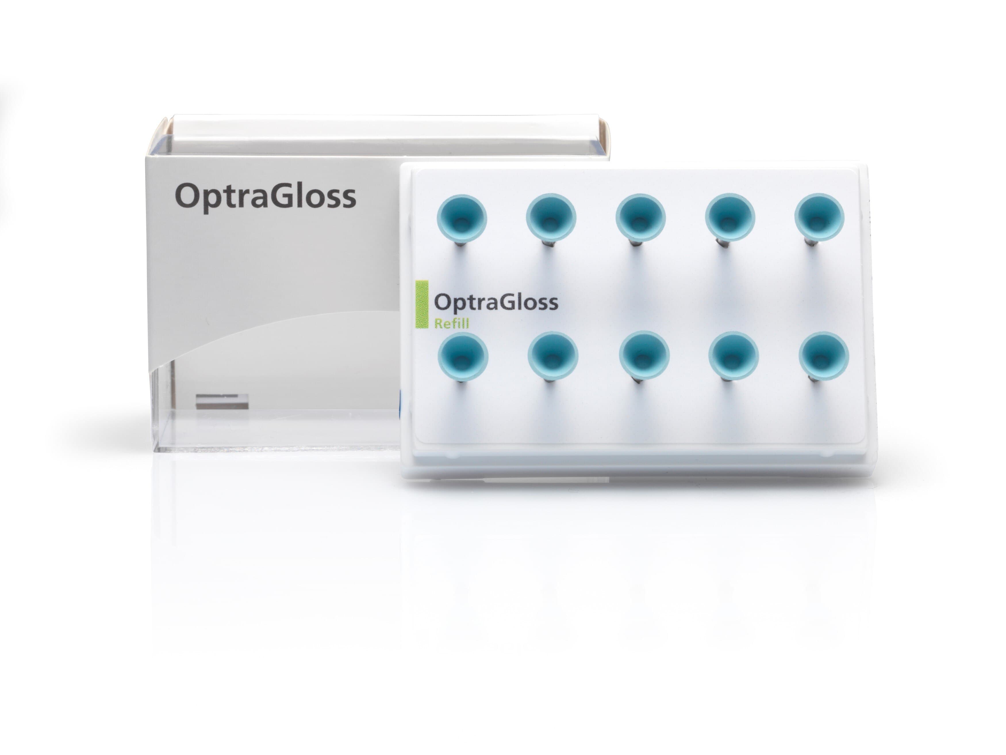 OptraGloss Universal Polishing System Refill, Cup HP, Light Blue, 10/Pk, 684550AN thumbnail 2